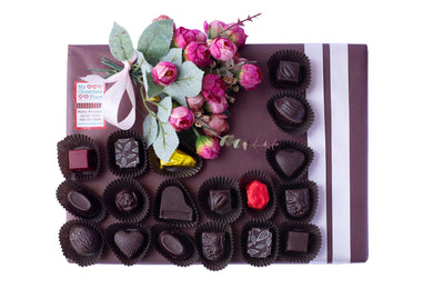 Flower Bouquet & Chocolates